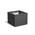 Adezz Carrez Plantenbak Polyester Vierkant 100 x 100 x 80 cm Zwartgrijs