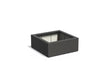Adezz Carrez Plantenbak Polyester Vierkant 100 x 100 x 40 cm Zwartgrijs