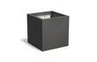 Adezz Carrez Plantenbak Polyester Vierkant 100 x 100 x 100 cm Zwartgrijs