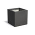 Adezz Carrez Plantenbak Polyester Vierkant 100 x 100 x 100 cm Zwartgrijs