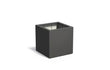 Adezz Carrez Plantenbak Polyester Vierkant 80 x 80 x 80 cm Zwartgrijs