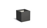 Adezz Carrez Plantenbak Polyester Vierkant 70 x 70 x 70 cm Zwartgrijs