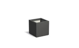 Adezz Carrez Plantenbak Polyester Vierkant 60 x 60 x 60 cm Zwartgrijs