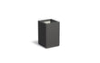 Adezz Carrez Plantenbak Polyester Vierkant 50 x 50 x 80 cm Zwartgrijs