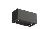 Adezz Carrez Plantenbak Polyester Rechthoek met wielen 100 x 50 x 50 cm Zwartgrijs