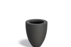 Adezz Canna Plantenbak Polyester Rond 50 x 50 x 59 cm Zwartgrijs