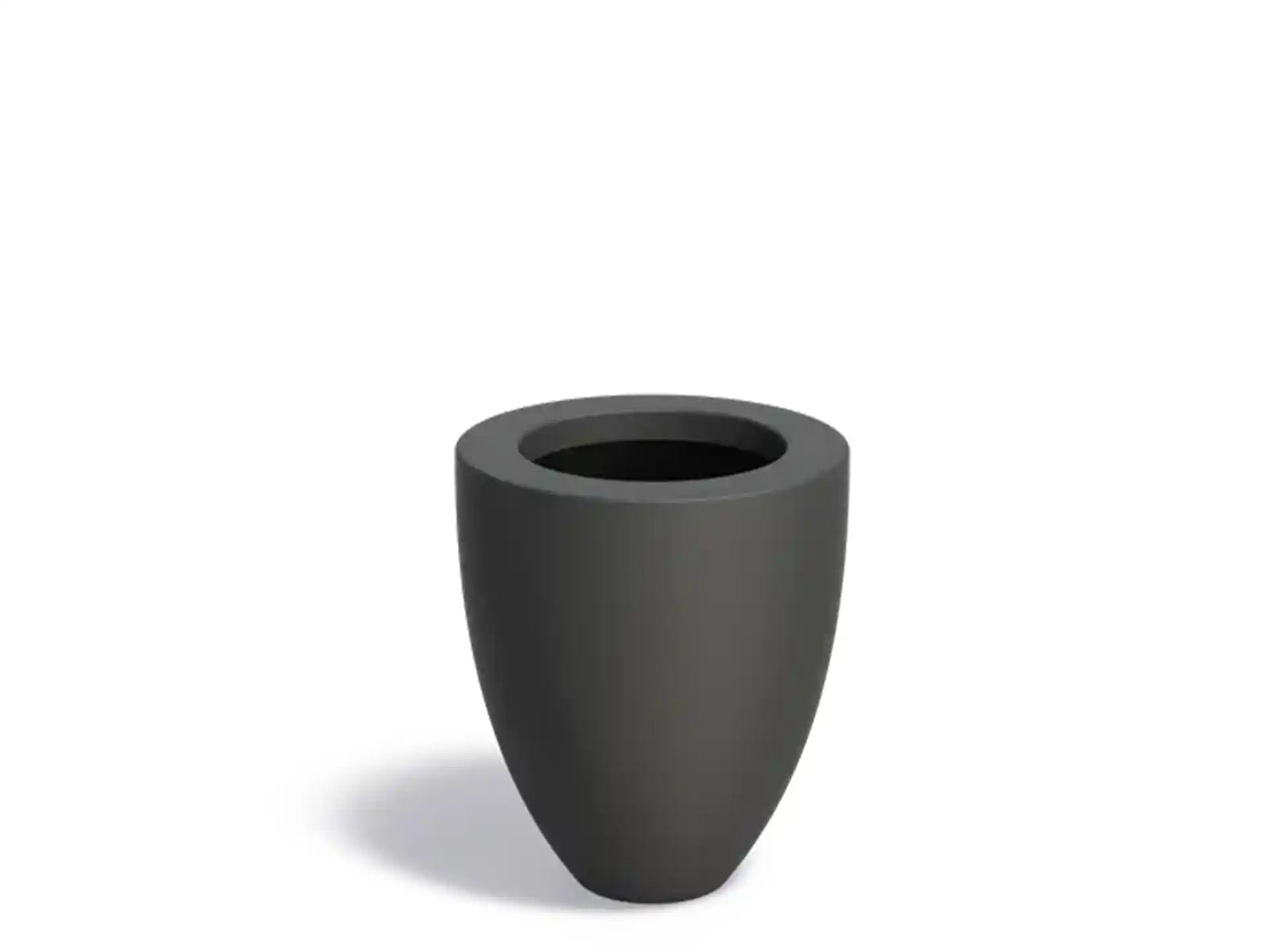 Adezz Canna Plantenbak Polyester Rond 50 x 50 x 59 cm Zwartgrijs