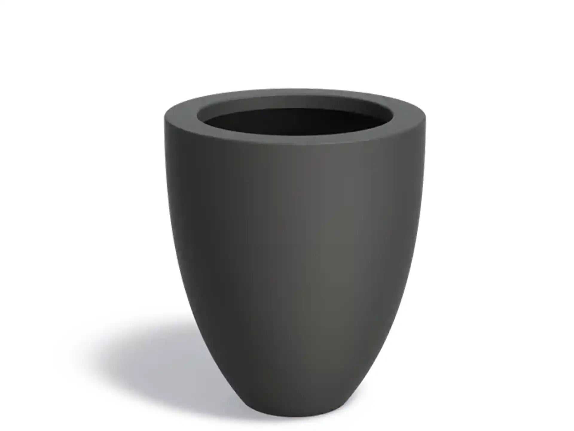 Adezz Canna Plantenbak Polyester Rond 72 x 72 x 84 cm Zwartgrijs