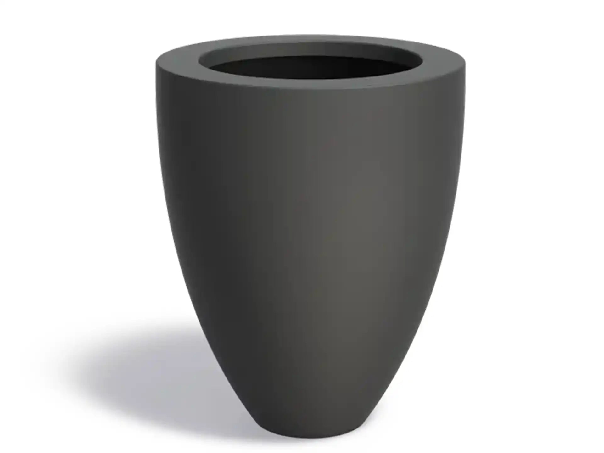 Adezz Canna Plantenbak Polyester Rond 80 x 80 x 100 cm Zwartgrijs