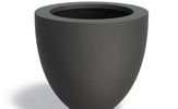Adezz Canna Plantenbak Polyester Rond 100 x 100 x 95 cm Zwartgrijs