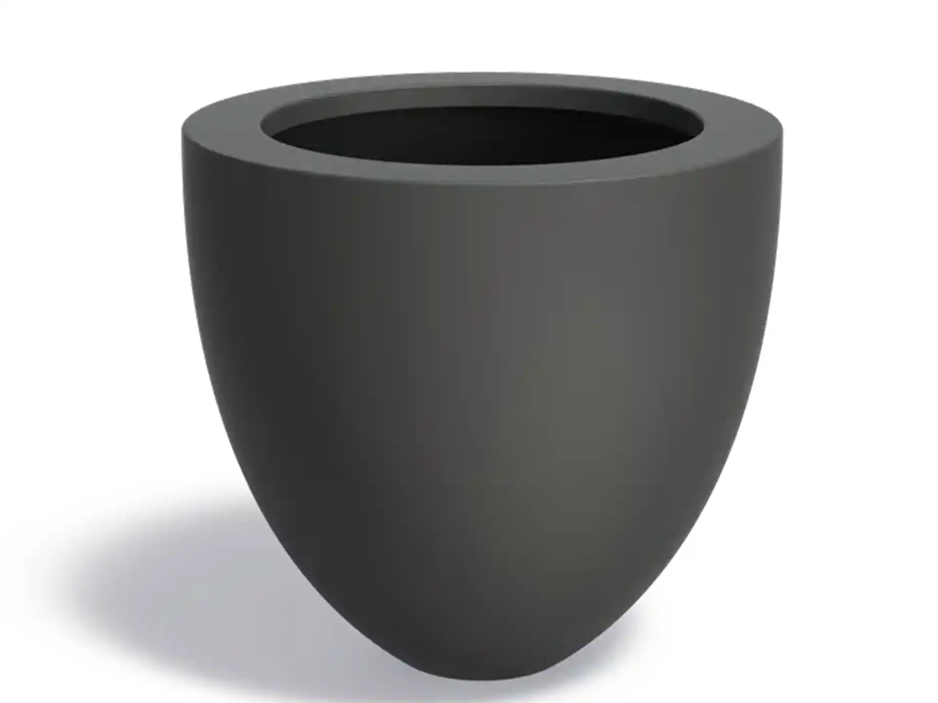 Adezz Canna Plantenbak Polyester Rond 100 x 100 x 95 cm Zwartgrijs