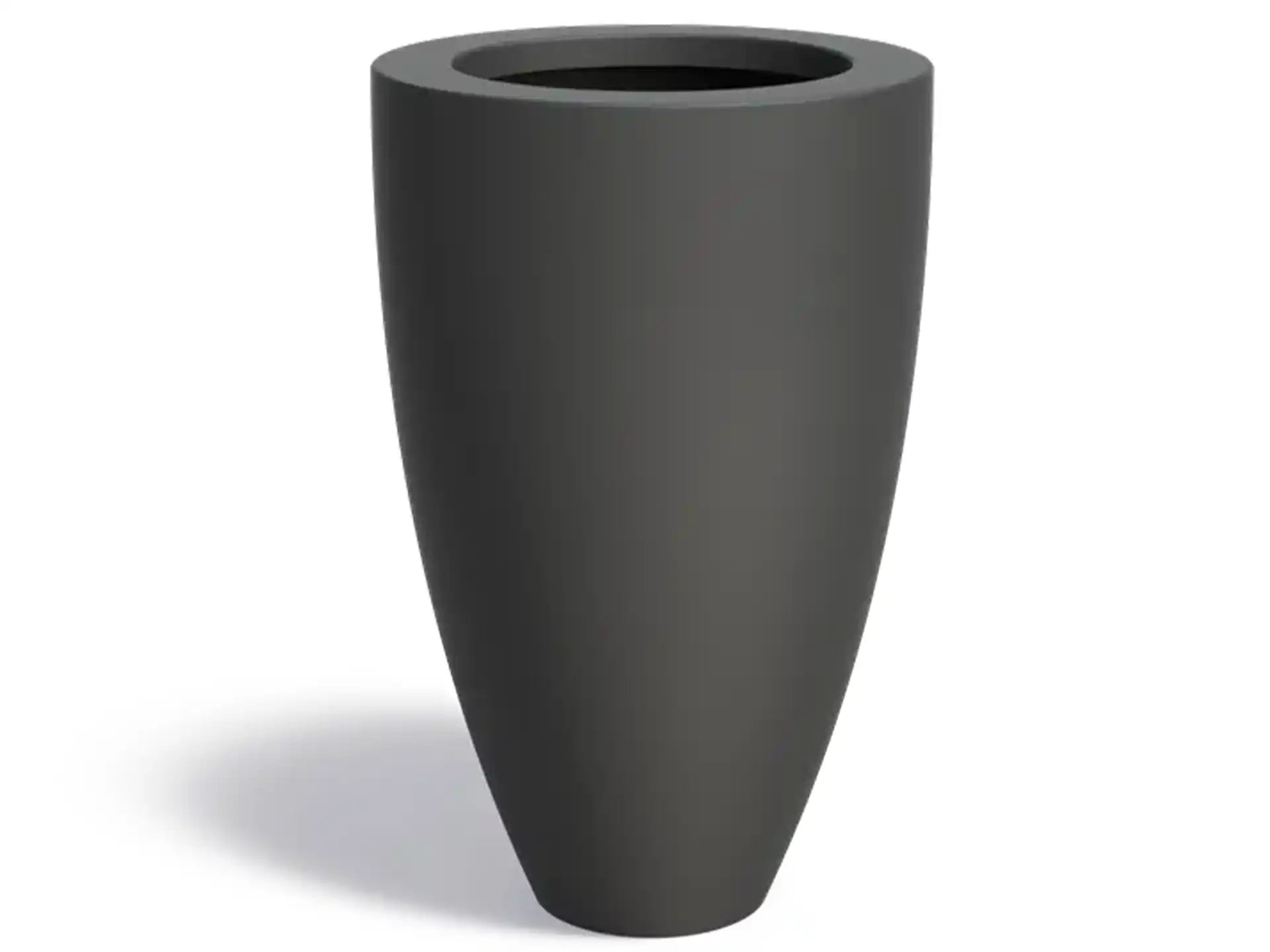 Adezz Canna Plantenbak Polyester Rond 70 x 70 x 112 cm Zwartgrijs