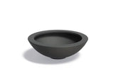 Adezz Ceder Plantenbak Polyester Rond Schaalmodel 120 x 120 x 40 cm Zwartgrijs