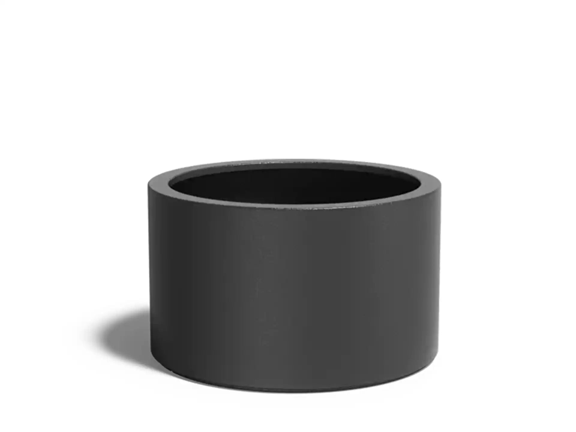 Adezz Circum Plantenbak Polyester Rond Recht 100 x 100 x 60 cm Zwartgrijs