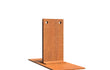 Adezz Kantopsluiting cortenstaal accesoires Piketpalen 200 x 80 x 123 mm