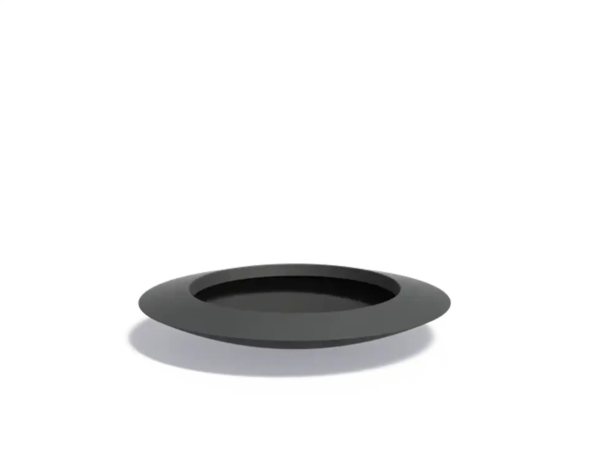 Adezz Ceder Plantenbak Polyester Rond Schaalmodel 120 x 120 x 20 cm Zwartgrijs
