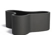Adezz Organ Plantenbak Polyester Rond Organisch 161 x 133,5 x 60 cm Zwartgrijs