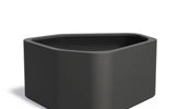 Adezz Shape Plantenbak Polyester Rond Hoeking 130 x 126 x 60 cm Zwartgrijs