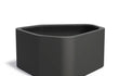 Adezz Shape Plantenbak Polyester Rond Hoeking 130 x 126 x 60 cm Zwartgrijs