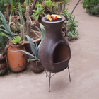 Sol-y-Yo Barbecue terrashaard Acapulco bruin ø46/100 cm | Mexico Trade