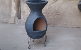 Sol-y-Yo Barbecue terrashaard Acapulco grijs ø46/100 cm | Mexico Trade