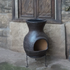 Sol-y-Yo Chimenea Mexicaanse terracotta kachel Barbecue Jumbo (bruin) | Mexico Trade