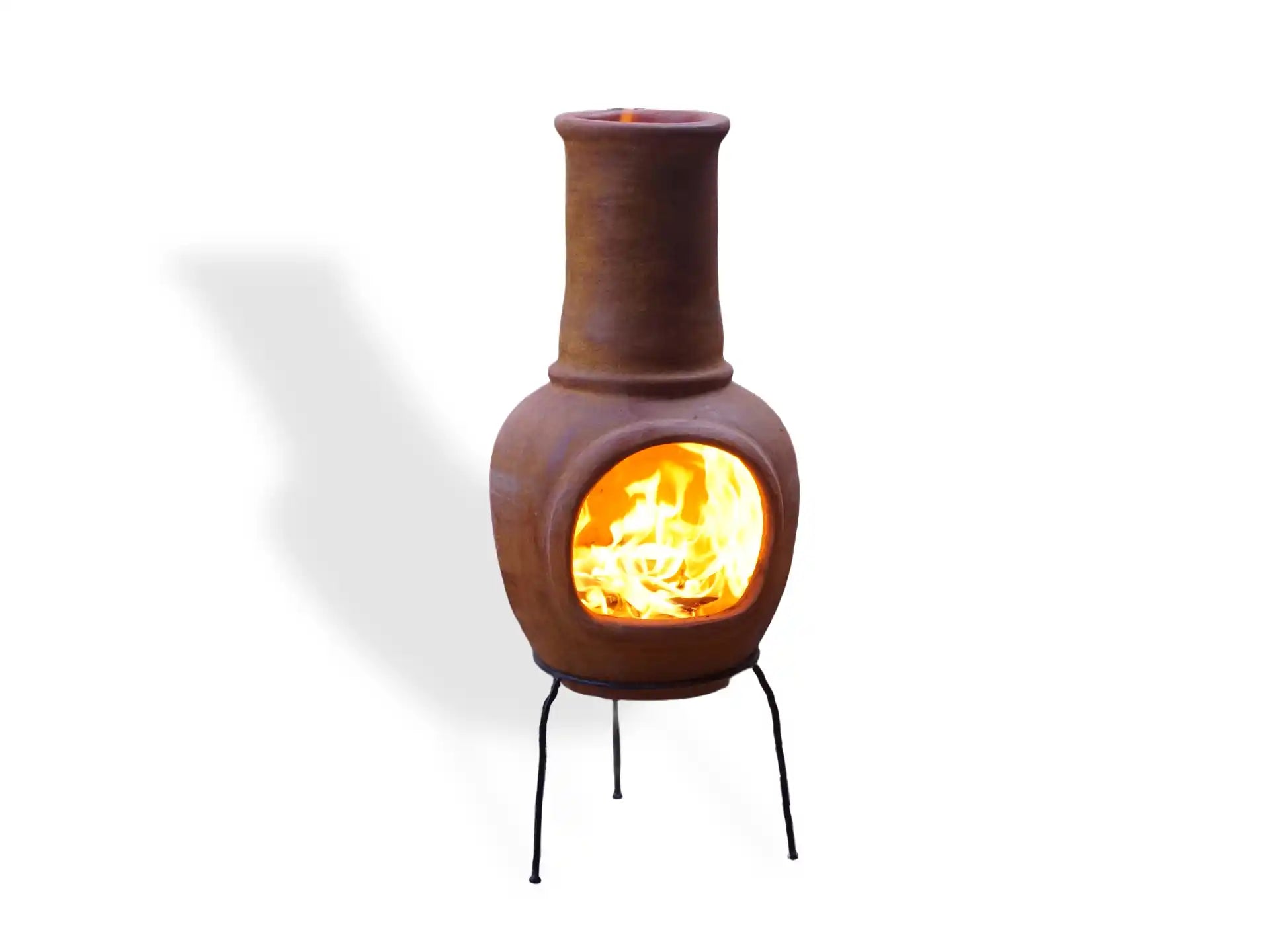 Sol-y-Yo Chimenea Mexicaanse terracotta kachel (geel, 105 cm) | Mexico Trade