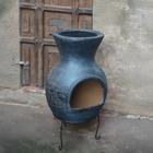 Sol-y-Yo Chimenea Mexicaanse tuinhaard Barbecue XL (grijs) | Mexico Trade