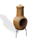 Sol-y-Yo Chimenea Mexicaanse Tuinkachel met zon (geel, 105 cm) | Mexico Trade