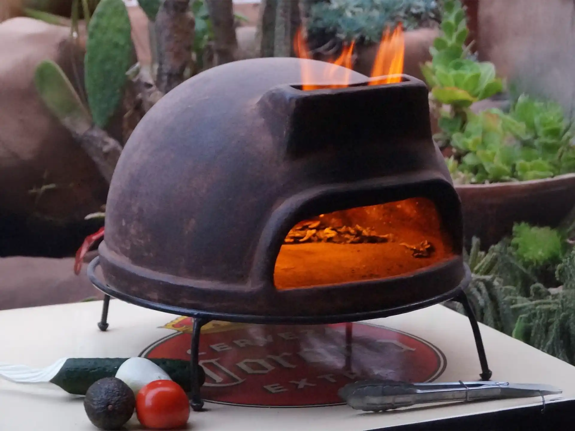 Sol-y-Yo Houtgestookte Toscaanse Stenen Pizza oven 52 cm