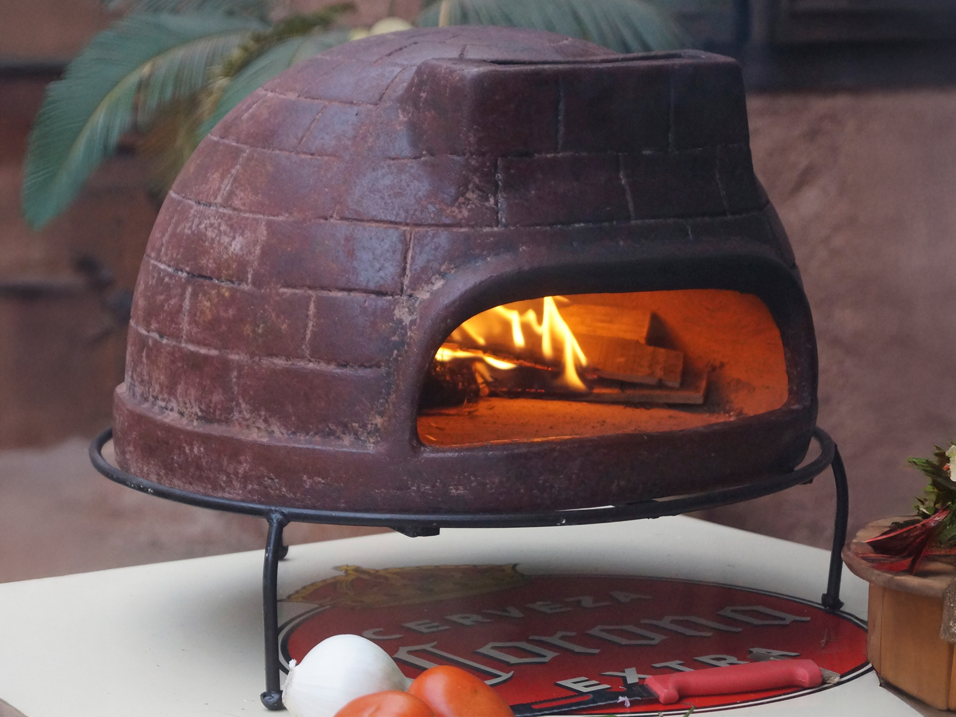 Sol-y-yo Houtgestookte Venetiaans Stenen Pizza oven 52 cm