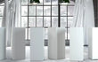 Adezz Sokkel van aluminium 100 x 40 x 40 cm