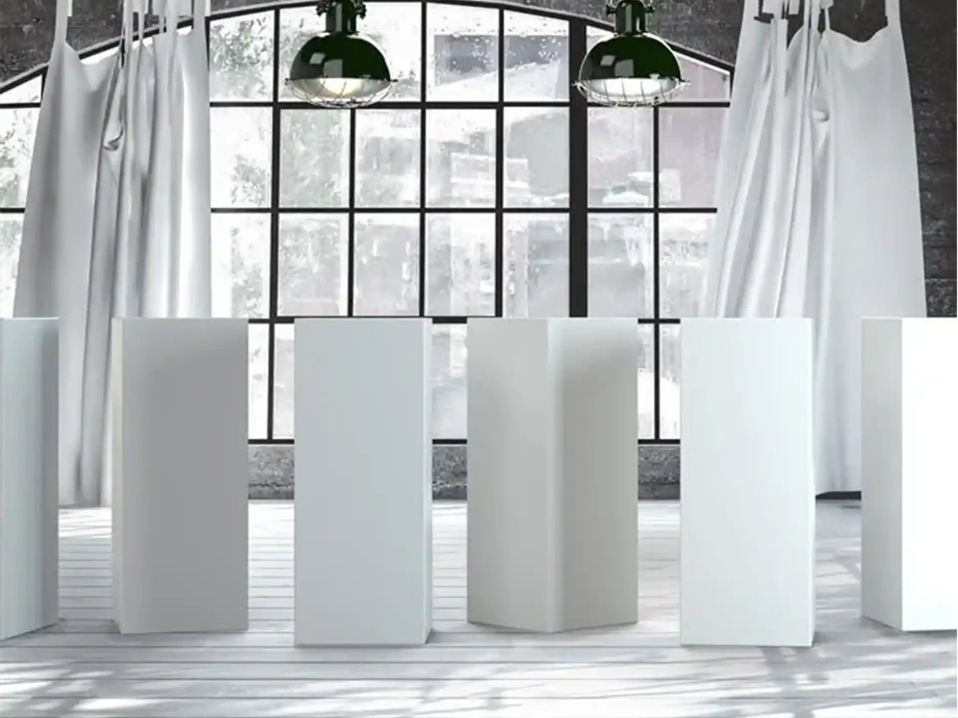 Adezz Sokkel van aluminium 100 x 40 x 40 cm