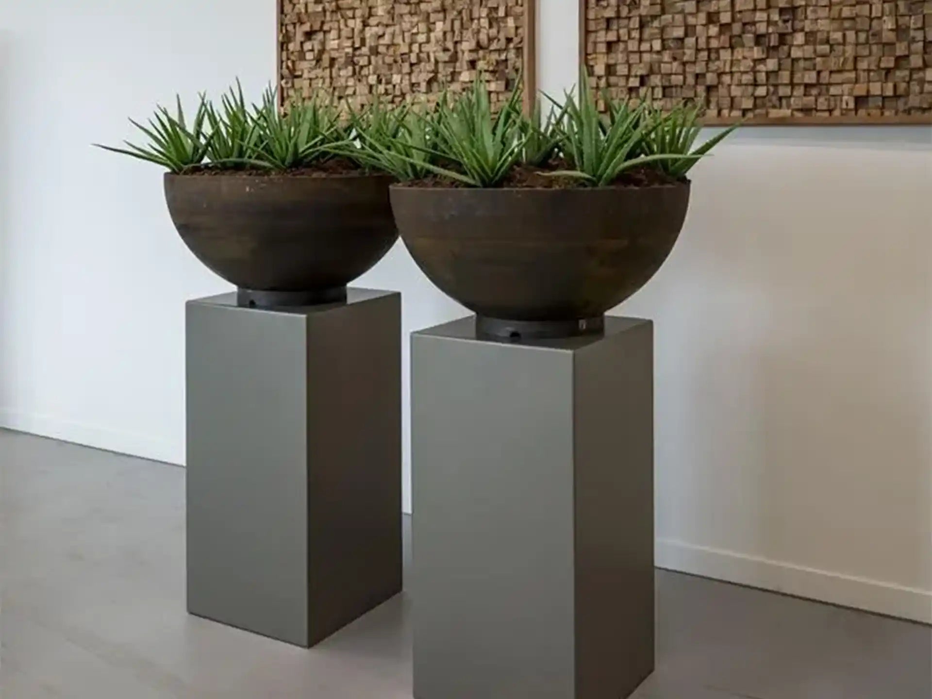 Adezz Sokkel van aluminium 100 x 40 x 40 cm