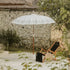 Todo Bien - Bali parasol 180 cm - Crème - Half zilveren beschildering
