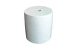Productfoto van de Todo Bien parasolvoet 27 kg van terrazzo, cilindervormig en uitgevoerd in wit, op een witte achtergrond.