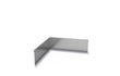 Adezz Kantopsluiting verzinkt staal hoek geplet binnen 30 x 30 x 10 cm - 2 mm