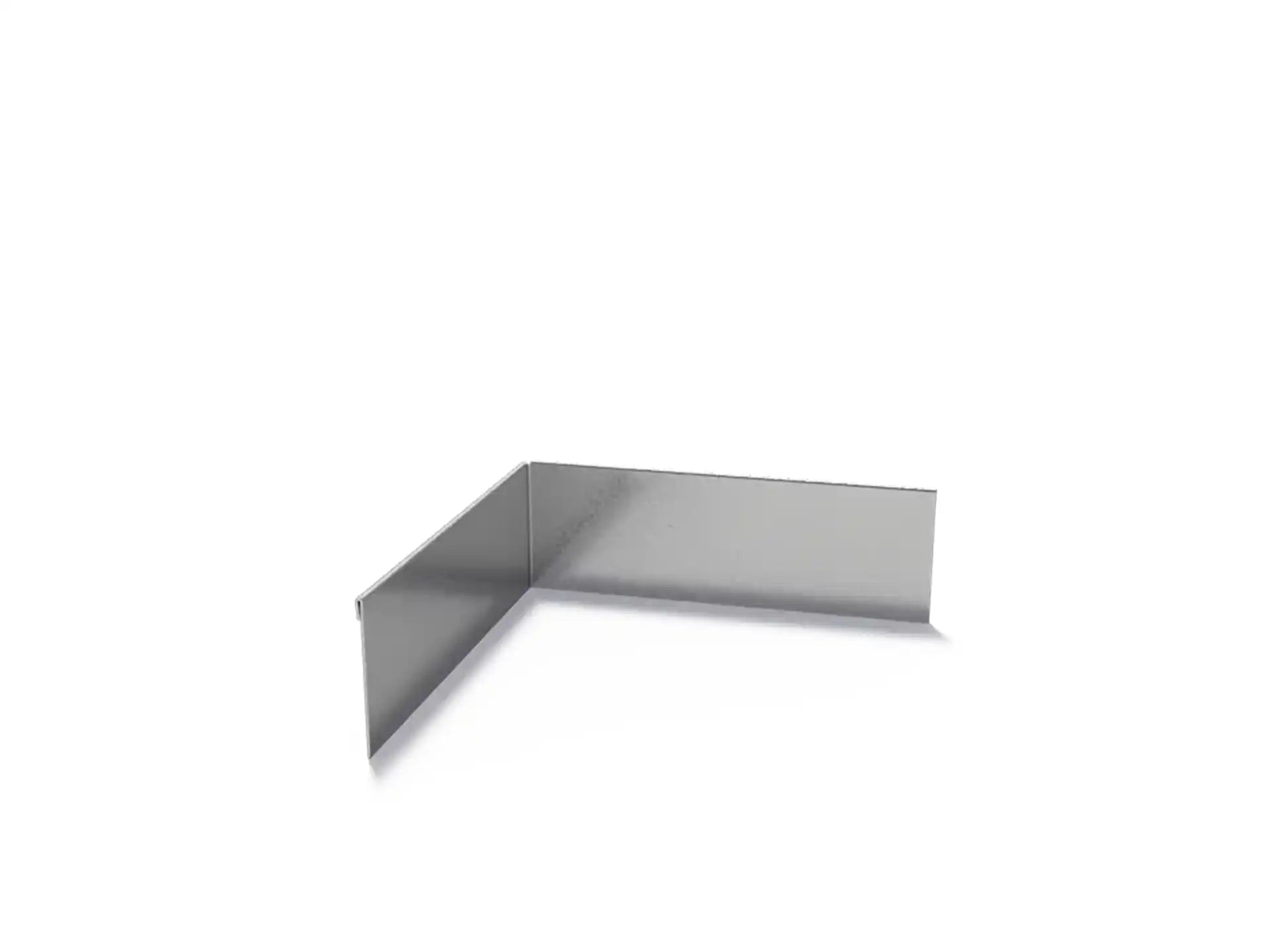 Adezz Kantopsluiting verzinkt staal hoek geplet binnen 30 x 30 x 10 cm - 2 mm