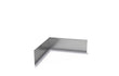 Adezz Kantopsluiting verzinkt staal hoek geplet buiten 30 x 30 x 10 cm - 2 mm