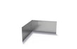Adezz Kantopsluiting verzinkt staal hoek geplet buiten 30 x 30 x 15 cm - 3 mm