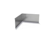 Adezz Kantopsluiting verzinkt staal hoek geplet binnen 30 x 30 x 15 cm - 2 mm