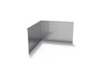 Adezz Kantopsluiting verzinkt staal hoek geplet binnen 30 x 30 x 20 cm - 3 mm