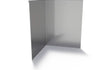 Adezz Kantopsluiting verzinkt staal hoek geplet binnen 30 x 30 x 39 cm - 3 mm