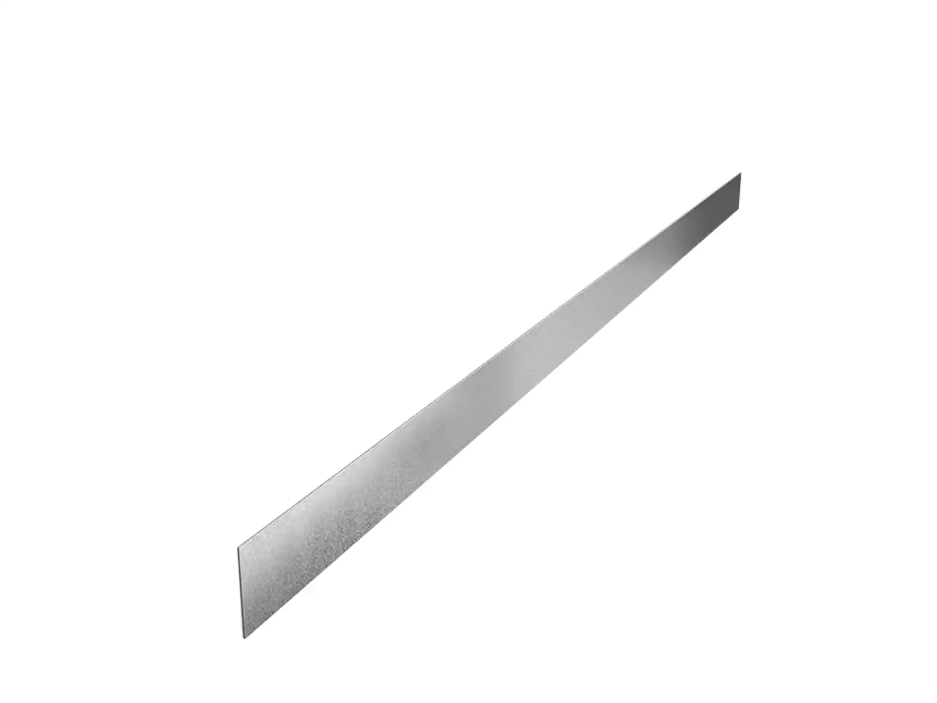 Adezz Kantopsluiting verzinkt staal recht 230 x 0,2 x 10 cm - 5 stuks