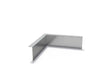 Adezz Kantopsluiting verzinkt staal hoek gezet binnen 30 x 30 x 10 cm - 2 mm