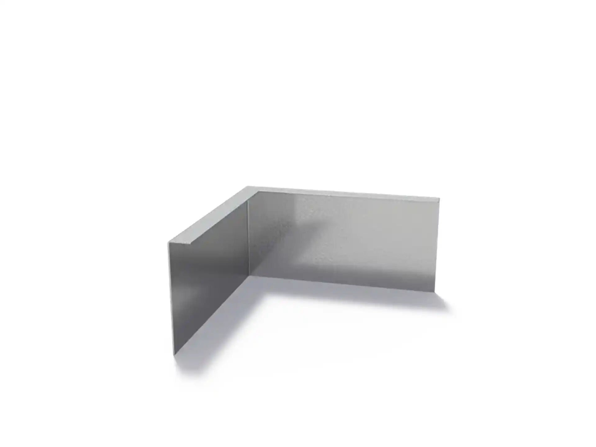 Adezz Kantopsluiting verzinkt staal hoek gezet buiten 30 x 30 x 15 cm - 2 mm